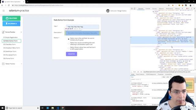 1  Select Elements By CSS Selectors   Radio Buttons