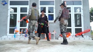 Nerf Guns War : Brave Police Of SEAL TEAM Special Attack Smart Leader Black Of Criminal Group