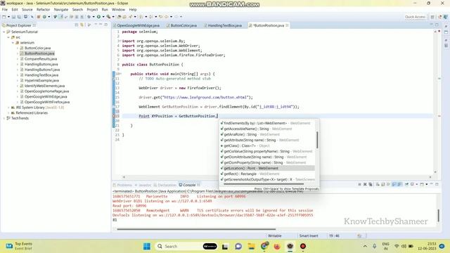 How to Identify Button Position in Selenium | Handling Buttons Part 2 | Selenium Beginner Tutorial