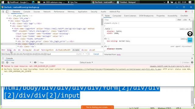 Beginners Tutorial For Selenium WebDriver Day 5