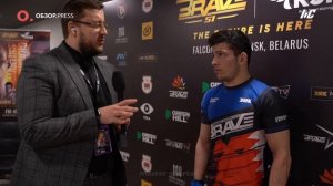 Бахтовар Юнусов. Экстренная замена/ Интервью после боя Brave CF 51 Minsk