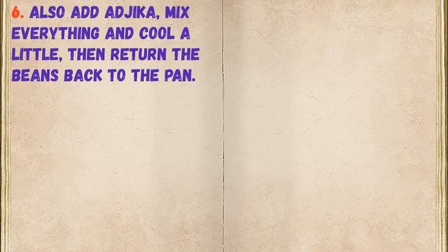 Tursha from Beans  Book of recipes  Bon Appetit