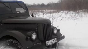 Газ-69 на forward safari 510 по снегу.