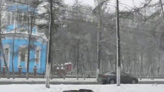 Курск март снегопад