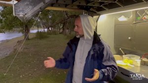 Стоянка с прицепом кемпером "Следопыт" Taiga Camper