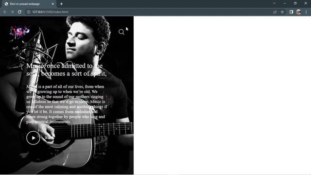 Music landing page | DSP 🎶🎷 using html and css in telugu @Ayushpenumatsa смотреть онлайн