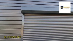 Рольставни механический ручной на окна и на дверь #рольставни #шымкент #установка #автоматика