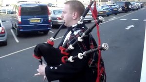 Scotland the brave bagpipe