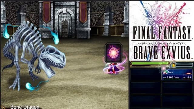 [FF Brave Exvius] Colosseum ADV A-4 Boss - Bone Dragon смотреть онлайн