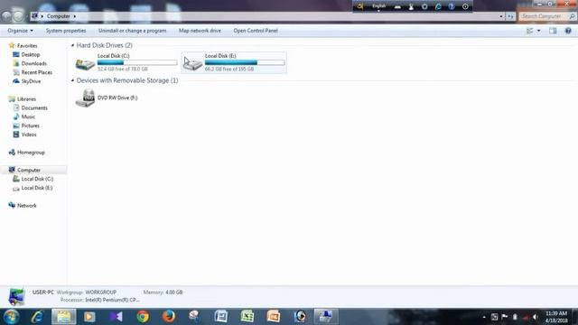#How to show a hidden hard drive on Windows 7/8/10 in hindi by Madhurjya Tech. смотреть онлайн