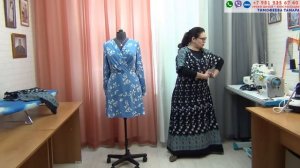 КРОИМ И ШЬЁМ ХАЛАТ НА ЗАПАХ В ПОЛ  ПРОСТО И БЫСТРО СВОИМИ РУКАМИ  АВТОР УРОКА ТИМОФЕЕВА ТАМАРА