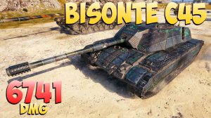 Bisonte C45 - 5 Фрагов 6.7K Урона - Нежный! - Мир Танков