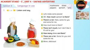 Academy Stars 3 - Movers _ Unit 4 - Safari adventure _ Lesson 5 - Language in use.