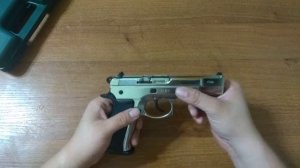 Обзор охолощенного пистолета Курс-С Z75-СО (ХРОМ)