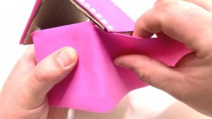 DIY miniature cardboard house ❤️ (Craft) my first bright and colorful house