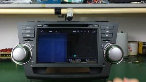Joying Toyota Highlander double din car android 5.1.1 lollipop  Head unit GPS navigaiton