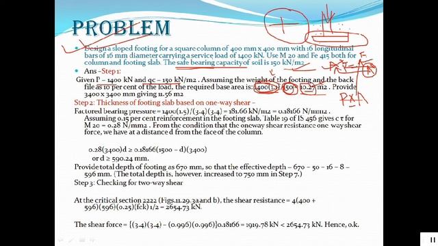 Design of Foundations - Footings Design With example in Hindi | complete concept смотреть онлайн