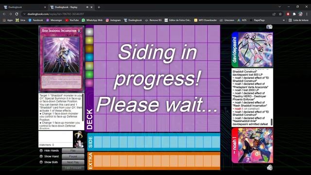Yu-Gi-Oh! Adventure Shaddoll Combo (Trap Shaddoll Dogmatika Brave Token DPE) - [EDOPro/Dueling Book смотреть онлайн