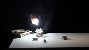 Лампа и Свеча. Этюд с предметами