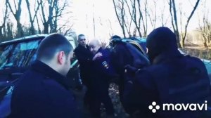 задержание продажного мента. осень. погоня.