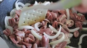 Хе с куриными сердечками||Cooking by Helen
