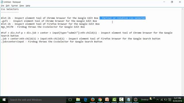 Partial & Absolute CSS Selector | CSS Selector In Selenium Webdriver | Selenium Training Videos