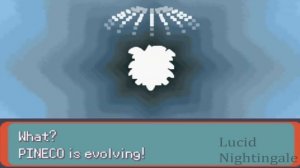 Pokemon Emerald Pineco Evolves to Forretress