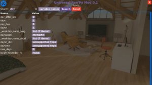 Universal Ren'Py Mod: Searching variables