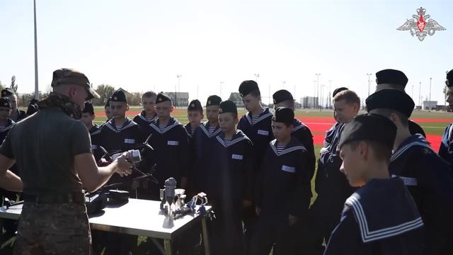 Занятия с нахимовцами