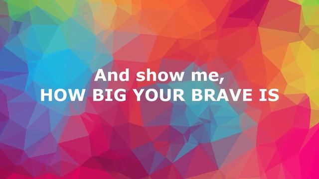 BRAVE - SARA BAREILLES (MALE KARAOKE) смотреть онлайн