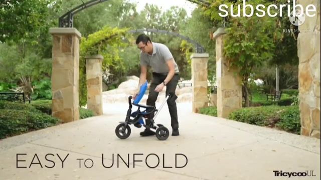 Joovy Tricycoo UL, Kids Tricycle, Folding Push Tricycle with Reversible Seat, 8 Stages, смотреть онлайн