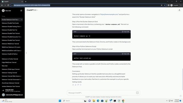 docker selenium grid for parallel test execution