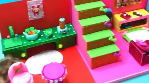 How to Make a Cute Miniature Hello Kitty House out of Cardboard for the Family (Easy)❤️DIY Miniature