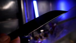 Нож ручной работы из стали Х12мф