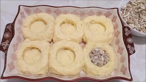 КАРТОФЕЛЬНЫЕ ГНЕЗДА С ФАРШЕМ И ГРИБАМИ