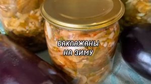 БАКЛАЖАНЫ НА ЗИМУ С ПРИПРАВОЙ ДЛЯ ШАШЛЫКА