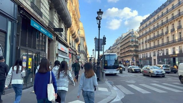 Paris France, HDR walking in Paris - April 8, 2023 - 4K HDR 60 fps смотреть онлайн