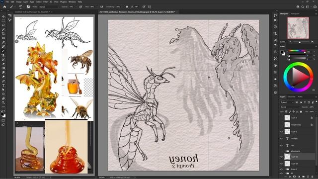 Honey 🍯 Spellstober Day 3 [speedpaint] смотреть онлайн