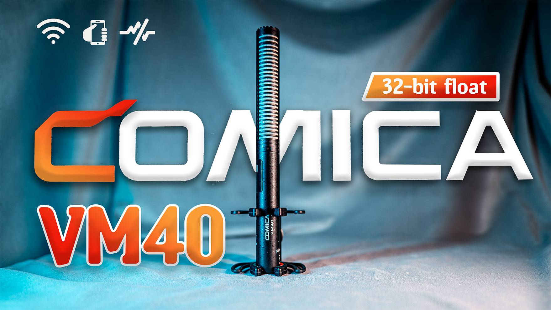 УНИКАЛЬНЫЙ беспроводной 32-битный микрофон-пушка Comica VM40 смотреть онлайн