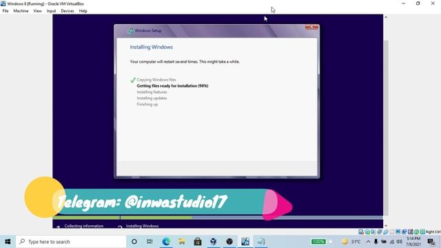 Installing Windows 8 on Virtual Box смотреть онлайн