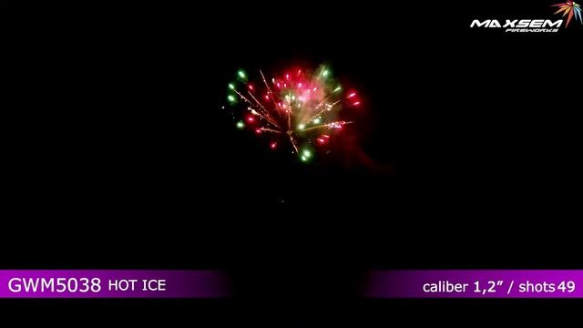 GWM5038 Hot Ice от сети пиротехнических магазинов "Энергия Праздника" смотреть онлайн