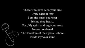 【Karaoke Instrumental】The Phantom of the Opera / Andrew Lloyd Webber【Lower Key】