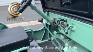 52 Willys Jeep CJ3A -  ConsignCarsOnline.com - Stock#36635