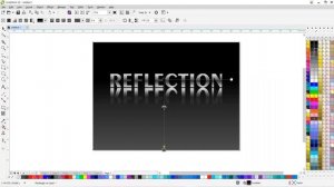 Metal Text Reflection Effect In Corel Draw || CorelDraw Tutorials || How To Make a Metal Text Effec