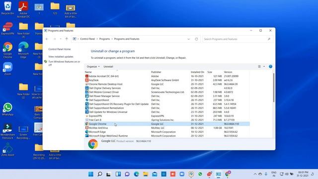 How To Uninstall Google Chrome Or Other Application in Windows 7/8/10/11?