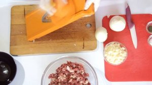 Фарш на манты. Рубленный фарш для мант.