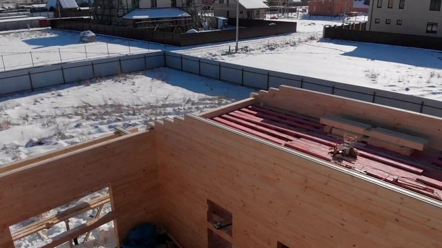 Аэросъемка деревянных домов. смотреть онлайн