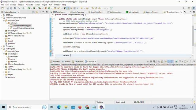 How To Handle Select Class Dropdown in Selenium-Part1