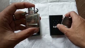 Zippo Classic Brushed Chrome #200ZL with custom engraved