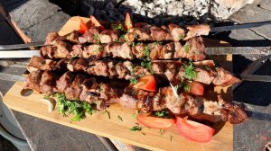 Шашлык из шеи кабана
